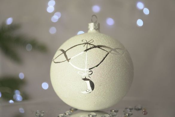 Christmas ball "Christmas tree decorations". Collection "Sugar"