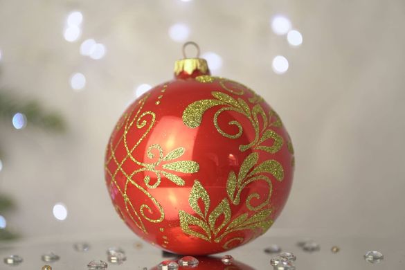 Рождественский сонет на красном ,куля д.100 мм