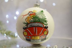 Елочный шар "Рождественское авто"