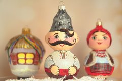 Набор елочных игрушек "Украинская семья"
