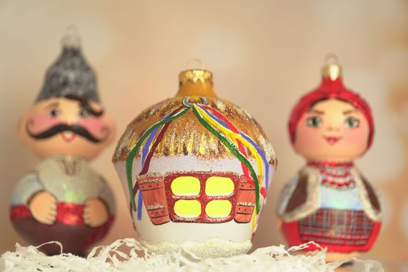 Набор елочных игрушек "Украинская семья"