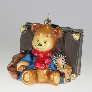 Ведмедик і їжачок з валізою