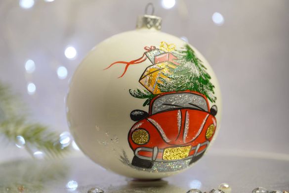 Ялинкова куля "Різдвяне авто"
