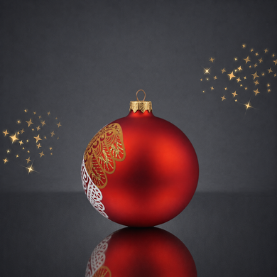 Christmas tree ball "Vytynanka. Bereginya"