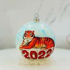 Тигр 2022, Белый пастельный